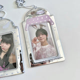 Idol Photocard Holder Photo Album pc holder kpop Protector Sleeves Keychain for Bag Poka Supplies Photo Decoration Cardholder