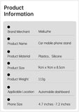 360 Degree Rotating Non-Slip Car Phone Holder Mat Dashboard Cell Phone Stand Compatible with All Smartphones
