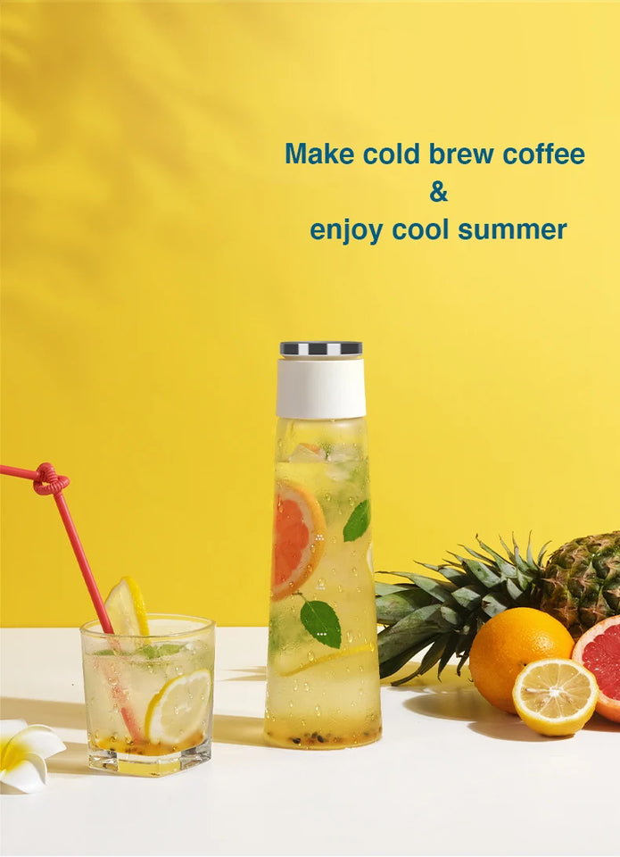 TIMEMORE cold brewer 600ml ice coffee maker make cold brew coffee enjoy cool summer perfect for homemade iced coffee and ice tea
