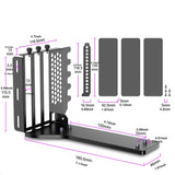 PCIE3.0 Vertical Support Bracket For Computer Chassis Vertical GPU Holder Fast