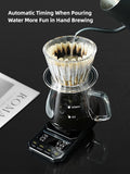 HiBREW 3000g/0.1g Digital Coffee Bean Electronic Scale with Auto Timer LED Screen High Precision Pour Over Coffee Easy to Carry
