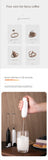 Electric Milk Frother Kitchen Drink Foamer Mixer Stirrer Coffee Cappuccino Creamer Whisk Frothy Blend Whisker Egg Beater