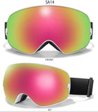 Winter Outdoor SKI Goggles Men And Women Teen, Free Optical Frame and Bag, UV400 Anti-Fog Snowboard Eyewear, Charistmas Gifts