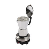 Moka Pot Electric Coffee Maker, 500W 5 Levels,Adjustable Temperature with Heating Plate, Automatic Heating Espresso Coffee Maker