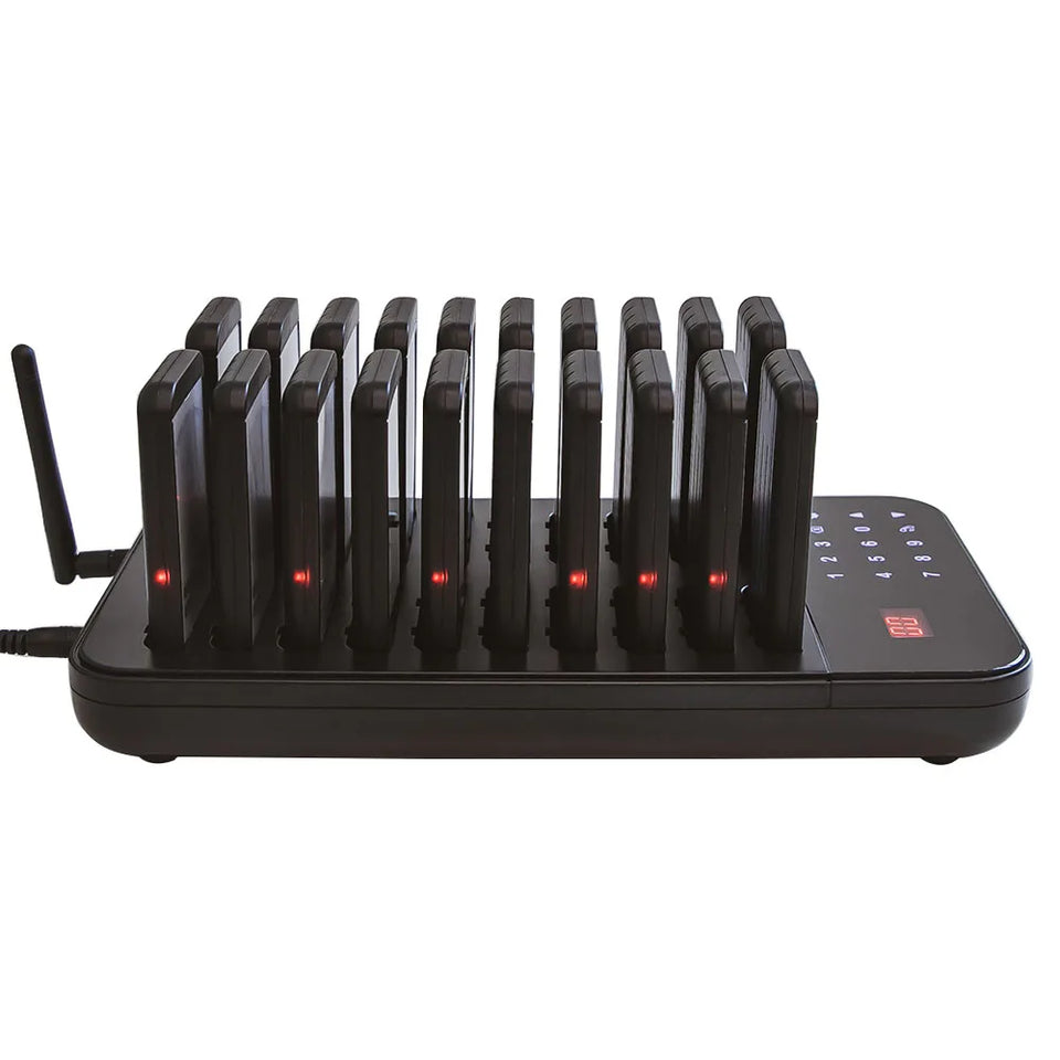 Wireless Restaurant Pager Guest Calling Paging System Waterproof Food Pager for Coffee Shop Dessert Shop Food Truck Bank
