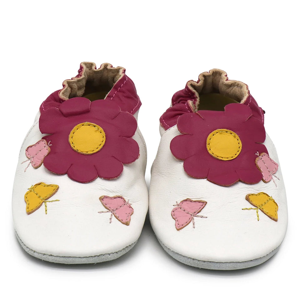 002Carozoo Girl Boy Shoes Soft Sheepskin Leather Shoes Skid-Proof Soft Soled Shoes Baby First Walkers Shoe Fit 0-24 Monther