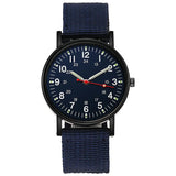 YIKAZE Military Men's Watches Luminous Shock Resistant Men Sports Watches Canvas Strap Simple Outdoor Quartz Wristwatch for man