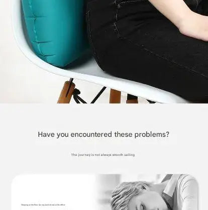 Camping Inflatable Pillow Portable Ultralight Travel Hiking Air Sleeping Pillow for Neck and Lumbar Support