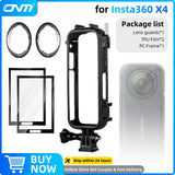 Accessories Set for Insta360 X3 X4 X5 Lens Guard Screen Protector Storage Bag Silicone Case Lens Cap Protective Frame Insta 360