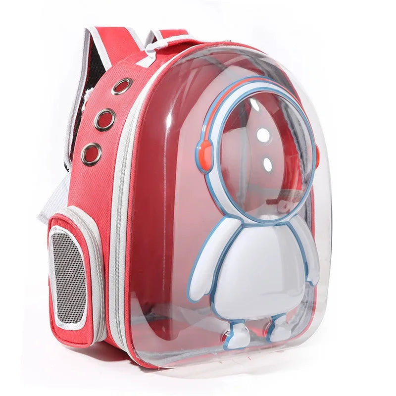 Multiple Breathable Holes for Smooth Breathing Pet Capsule Cat Dog Bag Portable Backpack Breathable Travel Bellows Pet Backpack