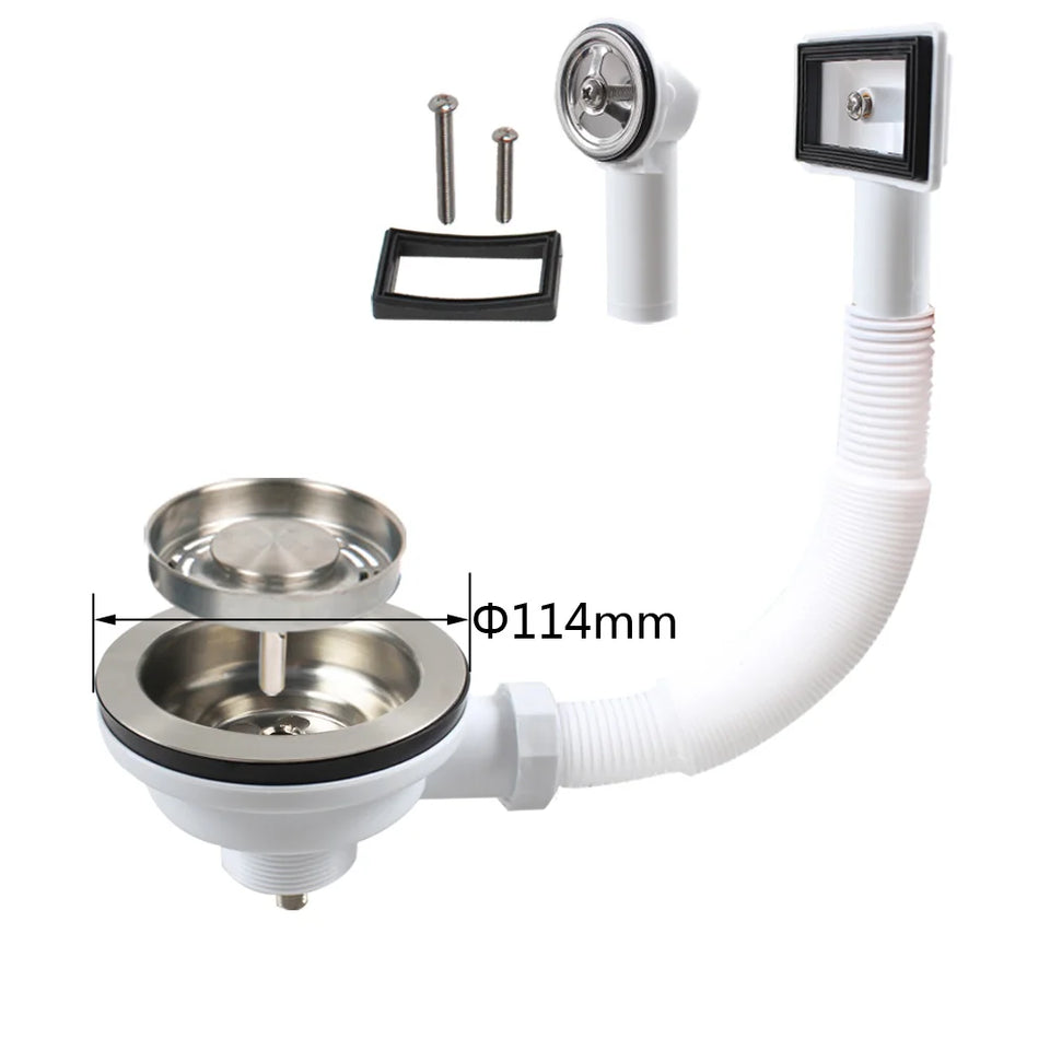 Talea Drainage Waste Kit 114MM Strainer for Kitchen Sink