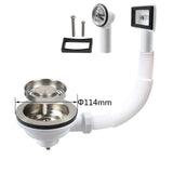 Talea Drainage Waste Kit 114MM Strainer for Kitchen Sink