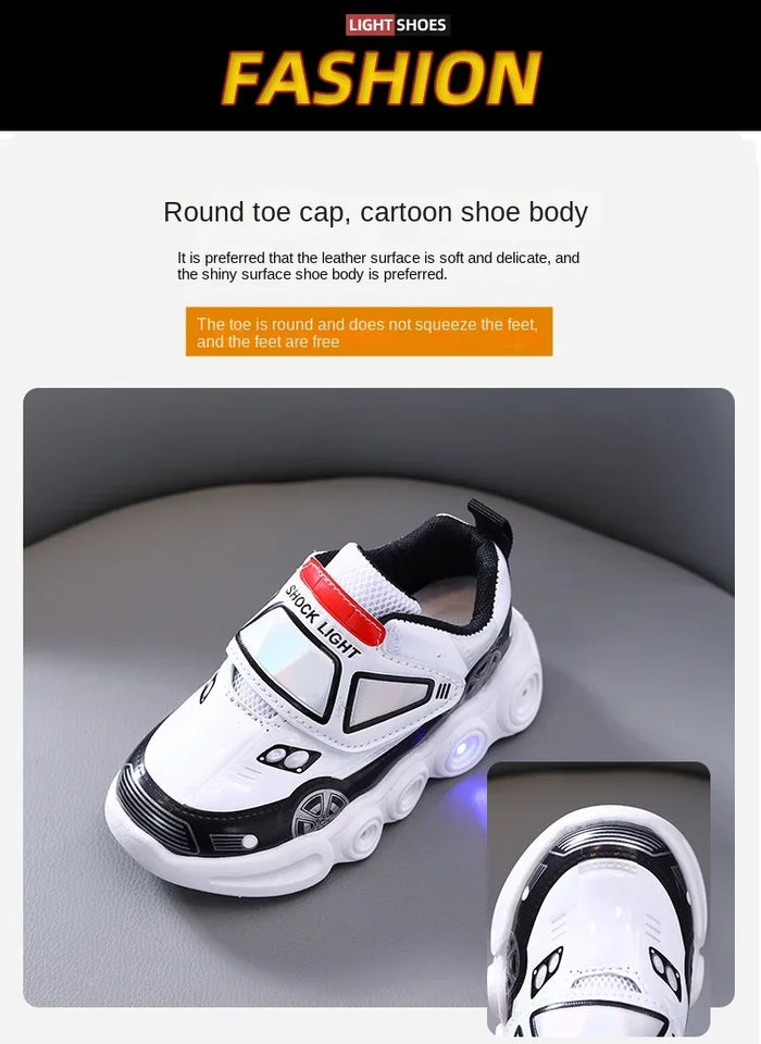 0-6Years Children Glowing Sneakers Kids Luminous SneakersBoys Girls Led  Lighted Sneakers Toddler Outdoor Shoes Casual Shoes