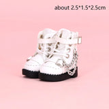 1 Pair Doll Boots Ob11 Shoe Baby New OB11 Shoes Doll Shoes 1/12 Shoes BJD Doll Boots