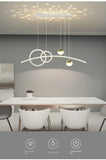 Restaurant Pendant Lights, Modern and Minimalist Bar Lighting Fixtures Long Table Lights Creative Restaurant
