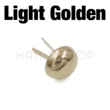 100pcs Metal Two Leg Feet Pierced Rivet Stud Half Ball Round Nail For DIY Leathercraft Bag Cap Shoes Handbag Bottom Protecting