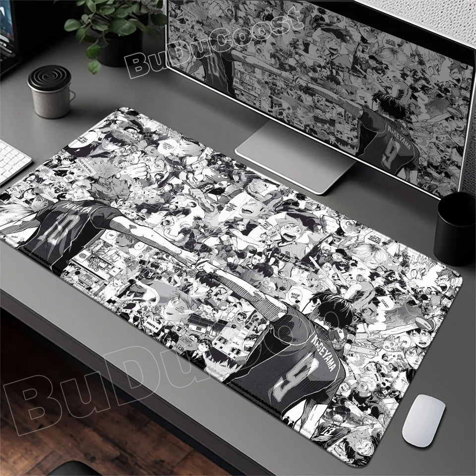 2026 New Arrival Cool Mouse Mat Anime Haikyuu Mause Pad Anime Gaming Large Cabinet Kawaii Mousepad Xxl Desk Cute Pc Carpet Mats