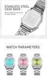 SKMEI Creative Dual Display Digital Electronics Watch Waterproof Quartz Watches For Men Women Students 3Time Luminous Wristwatch