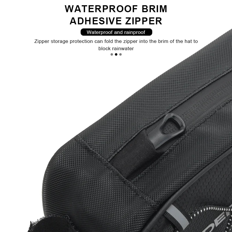 RIDERACE Bicycle Top Tube Bag Portable PU Rainproof Waterproof MTB Gravel Bike Handlebar Front Bag Road Cycling Accessories