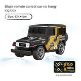 J40Small Mini Remote Control Alloy Birthday Gift Toy Car Model with Lights and Hanging Box for Boys