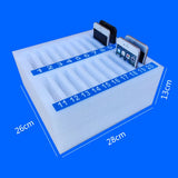 20 Grids Mobile Phone Storage Organizer Soft Foam Desk Organizer for Office Meeting Room Classroom desk phone management box