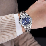 OGEDA 2024 new 40MM square men's quartz watch glass stainless steel waterproof 3Bar luminous C3 reloj hombre watches for men