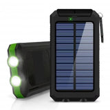 Solar Power Bank 80000mAh Portable Power Bank External Battery Fast Charging Strong Light LDE Light for All Smartphones