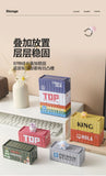 Mini Compact Iron Storage Container - Creative Desktop Organizer Desk Organizer Metal Box for Rings Chargers Pens Coins Jewelry