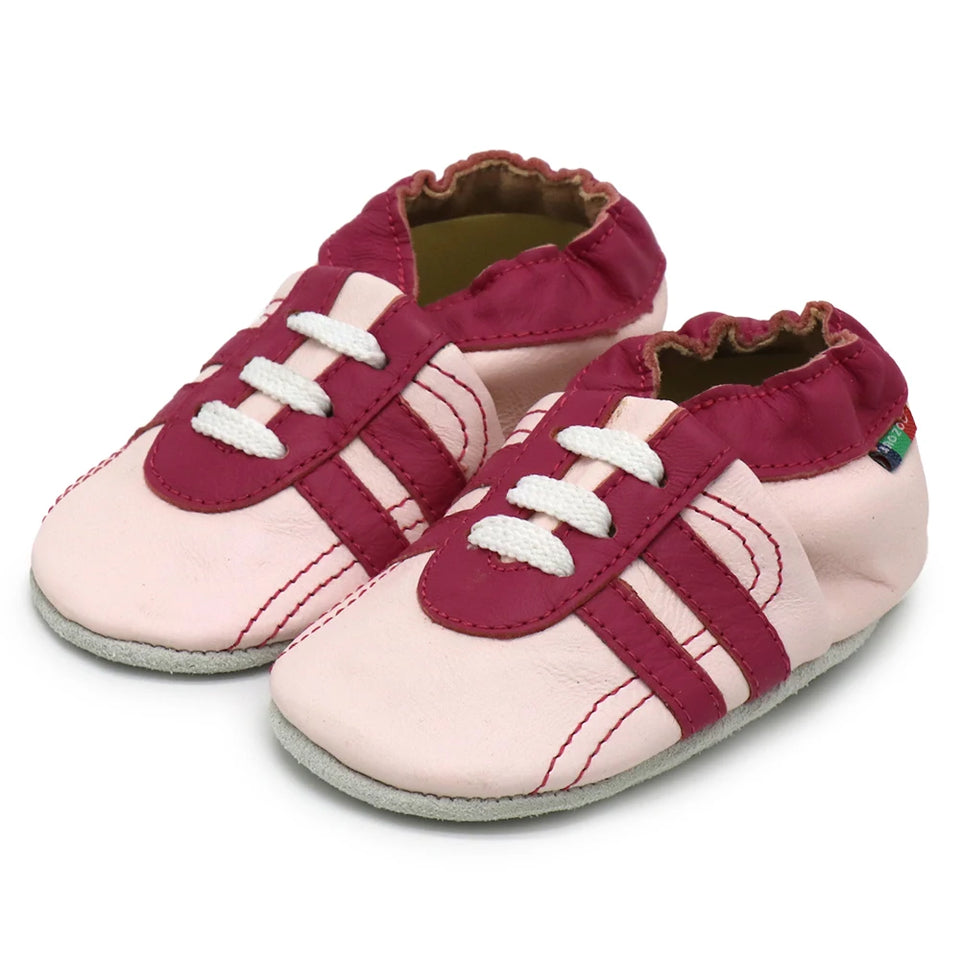 002Carozoo Girl Boy Shoes Soft Sheepskin Leather Shoes Skid-Proof Soft Soled Shoes Baby First Walkers Shoe Fit 0-24 Monther