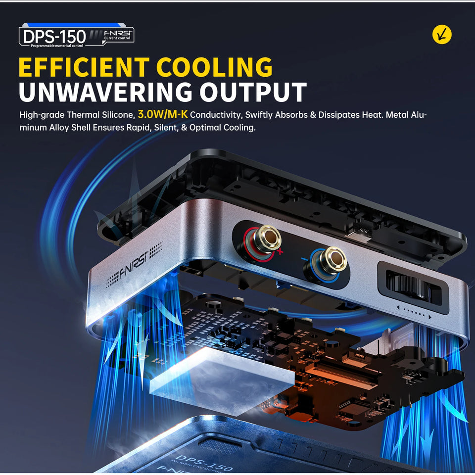 FNIRSI DPS-150 DC Power Supply Laboratory Power Supply Adjustable 30V 5A Switching Power Supply Portable Digital Power Supply