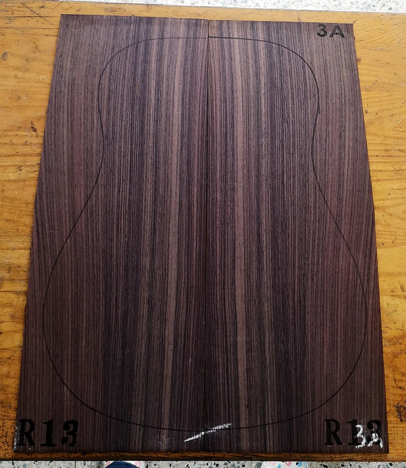 AAA Grade India Rose guitar back/side board All-Solid acoustic Guitar making material accessories Solid Woods Number selection