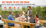 600W/300W/200W/120W Portable Power Station,110V AC Outlets Solar Generator Storage Energy Power Bank For Camping Travel RV Home