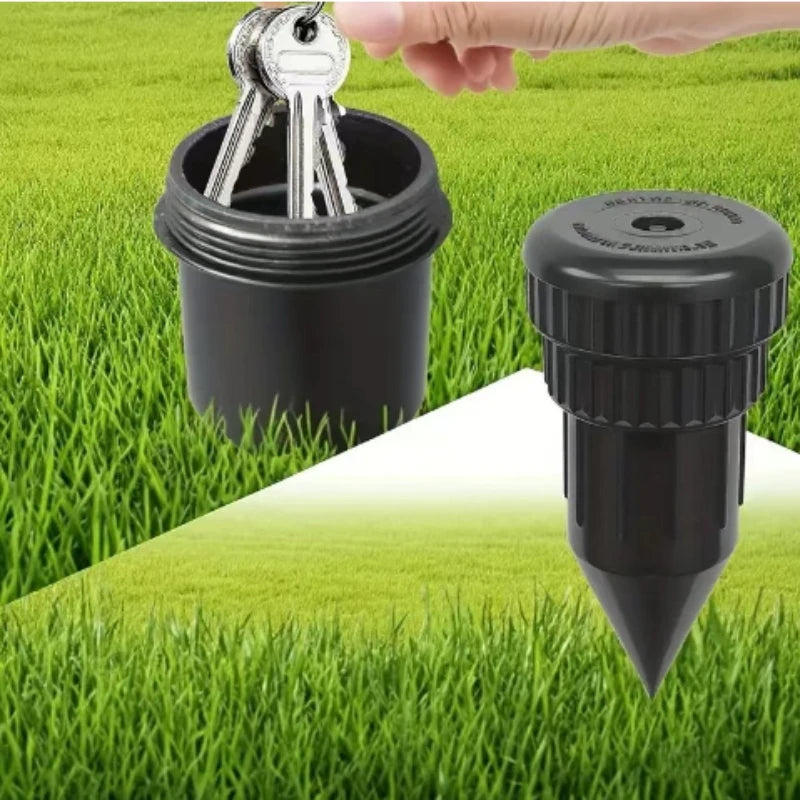 Realistic Underground Watering Can Garden Key Hider Durable Plastic Key Safe for Outdoor Garden Security No Battery Needed