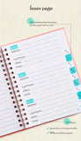 MINI Size Notebook Telephone Address & Birthday Book With Alphabetic Tabs Notepad Notebooks Writing Pads Office School Supplies