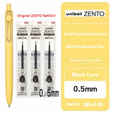 Uni-ball ZENTO Click Gel Pen,0.38/0.5/0.7mm Various Colors Water-based pen With Ergonomic Grip Smooth Writing for School&Office