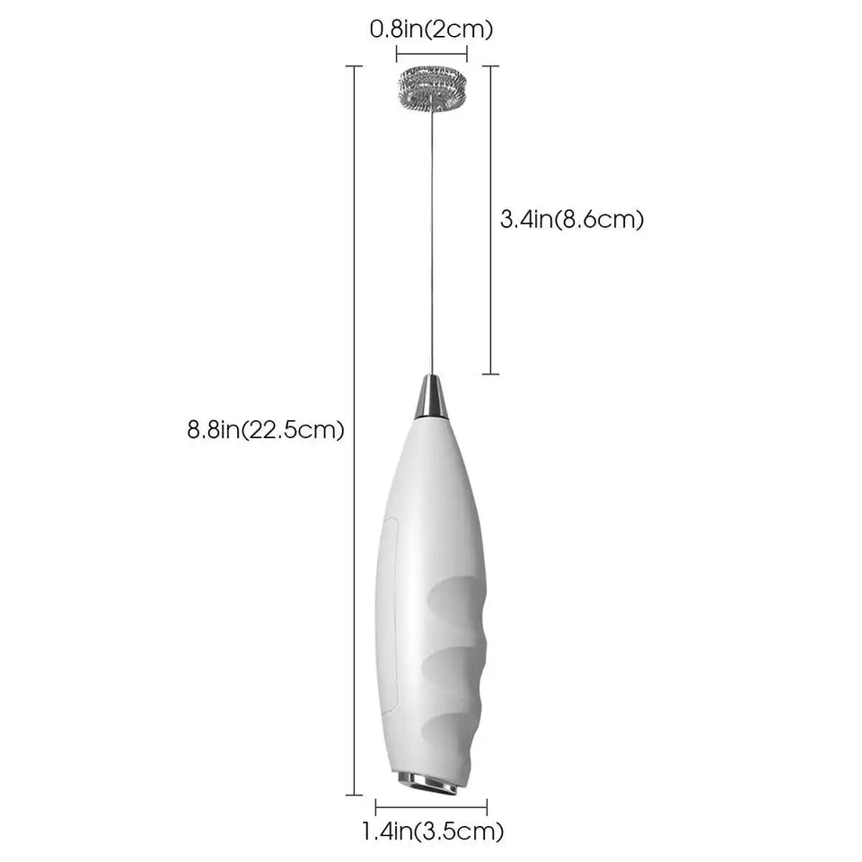 Coffee Electric Milk Frother Electric Whisk Cordless Electric Beverage Mixer Suitable for Coffee Matcha Kitchen Accessories