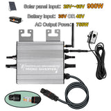 1200W/1000W/750W GS Hybrid Micro Inverter for Solar Pane & 36V/48V Battery Grid-Tie with Zero Export 180-265V AC | WiFi, IP65