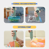 Mini Vacuum Sealer Machine Bag Rolls Food Sealer Compact Food Preservation System with Vacuum Bags & Inhalation tool kit