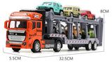 1: 48 alloy double-layer transport vehicle model,simulation sports car off-road vehicle toy,engineering transport vehicle toy