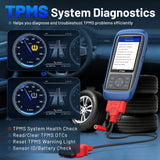 XTOOL TP150 WiFi TPMS Diagnostic Tool Program TS100 Sensor Read/Clear DTCs OBD2 TPMS Activate & Relearn All Sensors Free Update