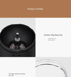 Portable Coffee Grinder Electric USB Rechargeable Home Outdoor Blenders Profession Adjustable Coffee Beans Grinding for Kitchen
