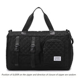 Durable Nylon Travel Duffle Bag, Portable Sports Gym Bag for Overnight Trips Shoulder Duffel Training Bag, Spacious Argyle