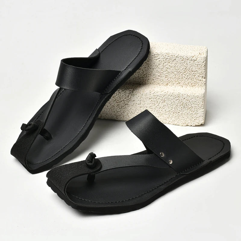 Summer New Minimalist Style Sandals With Exposed Toes Comfortable And Breathable Personalized And Fashionable Original Design