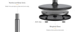 Magnetic Desk Phone Stand for iPhone16 15 14 13/12 - Phone Holder Dock with 360°Rotation, Height&Tilt Adjustable for Office/Home