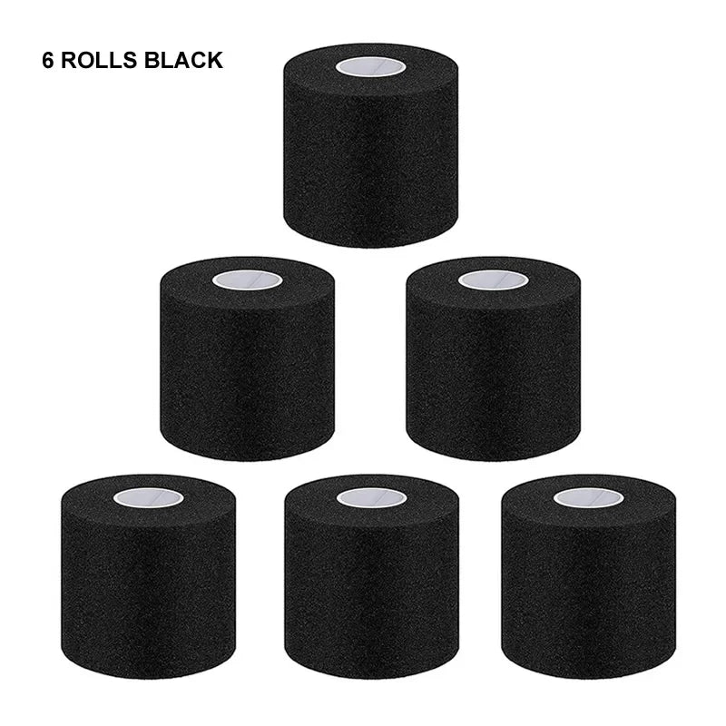 4/6 Pieces Foam Underwrap Sports Tape Pre Wrap Athletic Tape  Bandage for Ankles Wrists Hands Knees