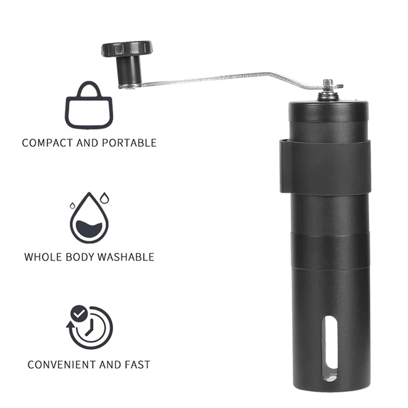 B89B-Manual Coffee Grinders Adjustable Hand Coffee Bean Grinding Machine For Outdoor Travelling Home Office Coffee Grinder