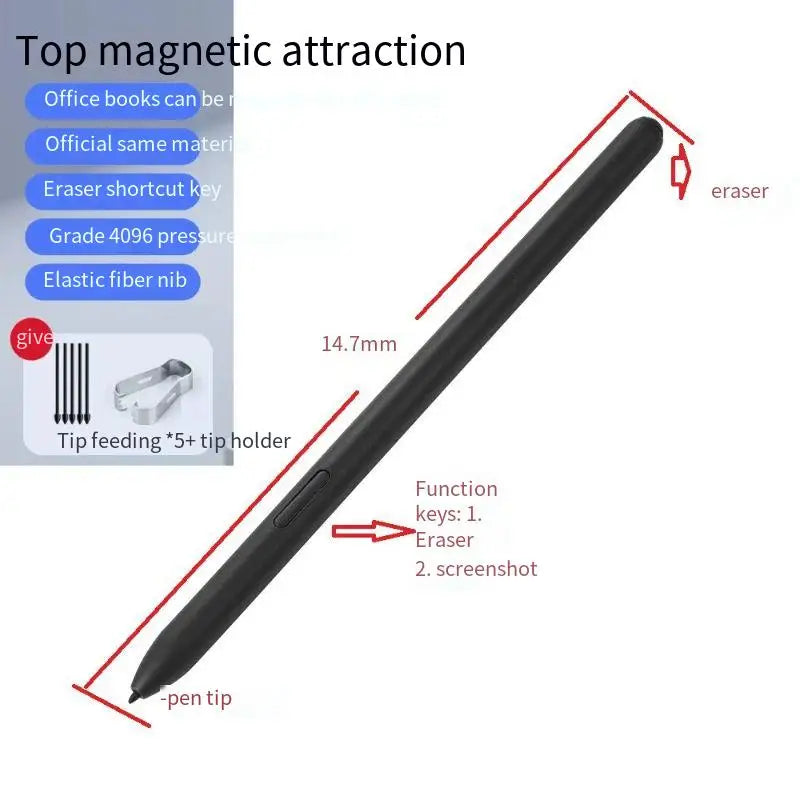 BOOX Stylus Pen For BOOX Go10.3/TAB X/TAB ULTRA/Note 4/Nova Air 2/NOVA Series/NOTE Series Stylus Big Pen Handwriting Pen Drawing