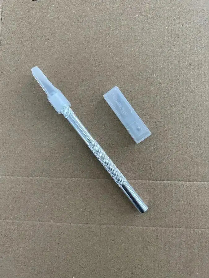 Metal Engraving Craft Knife Non-Slip Handle Gold Silver Hobby Carving Scalpel Utility Knife Art Stationery DIY Craft Supplies