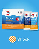 52037R Pool Care Shock Advanced Swimming Pool Chemical Cal Hypo Formula Prevents Bacteria Algae Restores Crystal 1lb (12 Pack)