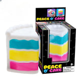 Toy cake stress relief Fidget toy sensory squeezing plush toy education puzzle anti anxiety children adult toys